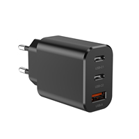 Chargeur mural EN62368 PD30W Gan Chargeur USB Adaptateur d'alimentation Chargeurs 2C1A pour téléphone