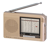 Radio portable de poche multibande AM FM SW à écran, en plastique de haute qualité, au meilleur prix, promotion offerte