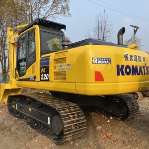 Excavadora Komatsu PC220 22TON usada, máquina de construcción 22ton con componentes de núcleo de motor y engranaje - Product Image 6