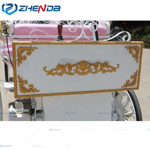 Exclusiva Carruaje de Caballos Blanco para Bodas al Estilo Occidental, Último Modelo, Transporte Especial para Bodas Reales Modernas - Product Image 2