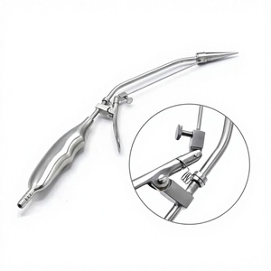 Ligateur manuel pour hémorroïdes avec anneaux en latex chirurgical, ensemble d'instruments rectaux en acier inoxydable (anoscope, proctoscope), certifié MOL - Product Image 1