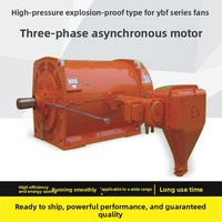 Moteurs à induction triphasés antidéflagrants haute tension série YBF YBF-400S1-132KW pour ventilateurs 115/120V AC ; Moteurs mécaniques