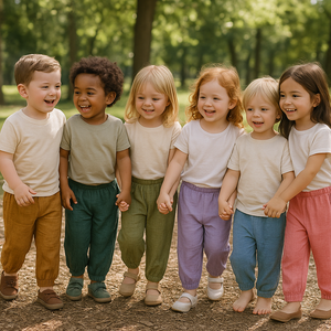 Pantalons en coton et <span class=keywords><strong>lin</strong></span> pour enfants, printemps été, pantalons fins, bloomers pour filles, vêtements de rue tendance, pantalons longs, vente en gros - Product Image 1