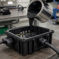 Résine époxy isolante thermiquement conductrice haute dureté Boqiao, étanche et résistante à la chaleur pour le scellement des transformateurs