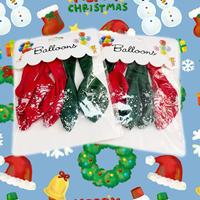 Ensemble de décoration de ballons de Noël de 12 pouces, ballons exquis en carton, ballons en latex pour fête de NOËL