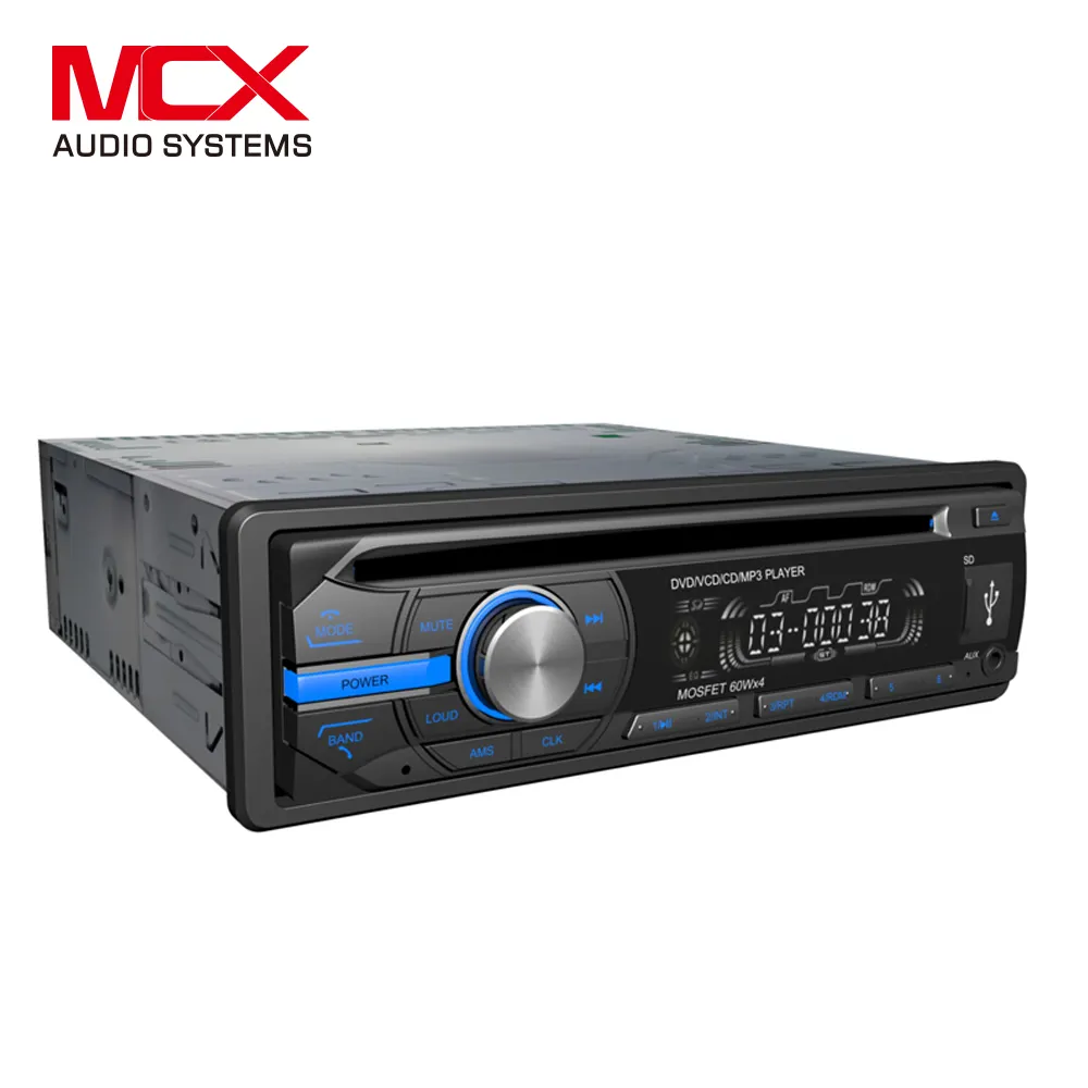 MCX Single Din In-dash 1 Din Car Stereo Autoradio Car Radio BT USB FM Car multimedia Player With Remote Control