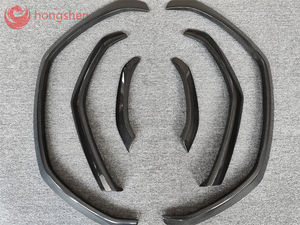 Kit de carrosserie de voiture en Fiber de carbone de Style supérieur garniture de roue sourcil garde-boue fusées pour Lamborghini URUS 2018-2019 - Product Image 2