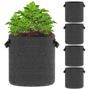 Giao Hàng Trực Tiếp Từ Ở Nước Ngoài Kho Đen Vòng Phát Triển Nồi Trồng Nhà Máy Chất Liệu Sợi Cho Phát Triển Riêng của Bạn Vườn - Product Image 3