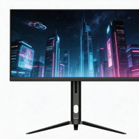 Moniteur incurvé de 49 pouces, directement de l'usine |   Nouvel écran incurvé ultra-large HDR 240 Hz 16:9 pour PC Gaming et bureau