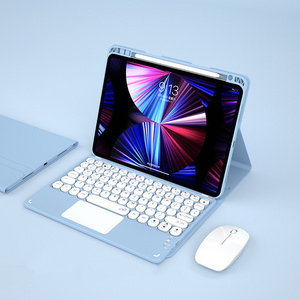 TrackPad portalápices funda <span class=keywords><strong>para</strong></span> teclado y ratón <span class=keywords><strong>para</strong></span> iPad 10,2 funda 9th 8th 7th 10th Gen <span class=keywords><strong>para</strong></span> iPad 9,7 Air 1 2 3 4 5 10,9 10,5 Pro 11 - Product Image 2