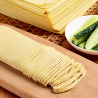 Feuilles de tofu végétal à base de soja Qingzhen Factory 1kg pour restaurants, traiteurs, soupes et vente au détail, peau de tofu lyophilisée