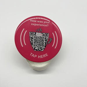 Autocollants d'étiquette de carte NFC étanches 13.56MHz 120*80mm époxy Google Review Circle modèle ISO avec interface de Communication RFID - Product Image 4