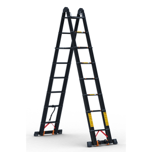 Thang Xương Cá Gấp Hai Bên Thang Kỹ Thuật Bằng Thép Không Gỉ Thang Gấp Gọn Được Cầu Thang Gác Xép - Product Image 2