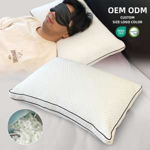 Marchandises excédentaires <span class=keywords><strong>haut</strong></span> <span class=keywords><strong>de</strong></span> <span class=keywords><strong>gamme</strong></span> pas cher Queen et King Size mousse à mémoire déchiquetée remplissage <span class=keywords><strong>oreiller</strong></span> en bambou <span class=keywords><strong>de</strong></span> refroidissement pour <span class=keywords><strong>hôtel</strong></span> - Product Image 3