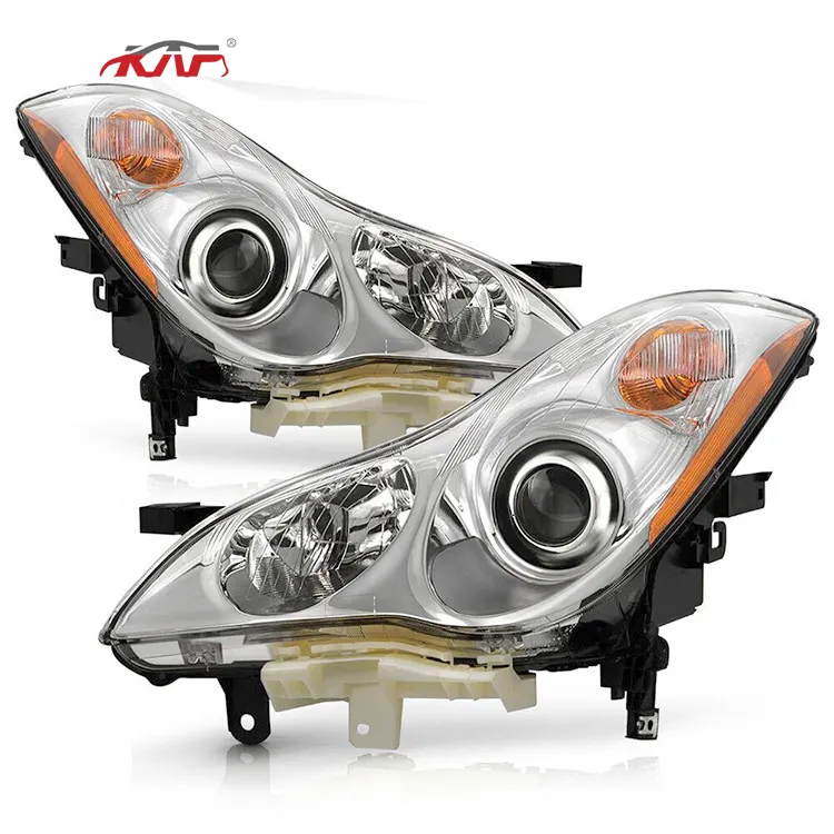 Lampu Depan Mobil Lampu Depan HID W/AFS Beams Lampu Sorot Tinggi Lampu Depan Xenon Balok Rendah untuk Infiniti EX35 EX37 QX50 2008-2017