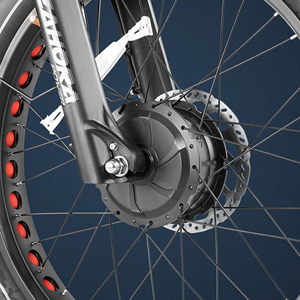 <span class=keywords><strong>Bicicleta</strong></span> Eléctrica Popular Romeo Pro 2 Eahora Personalizable con Motor Dual de 26*4.0 52v, Cuadro de Acero y Luz LED - Product Image 4