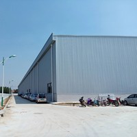 Conception Gratuite de Hall Préfabriqué, Showroom Préfabriqué, Atelier à Structure Métallique, Entrepôt, Hall Métallique, Showroom Automobile 4S