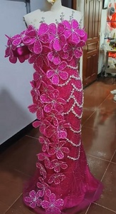 Vestido <span class=keywords><strong>de</strong></span> Noche <span class=keywords><strong>de</strong></span> Lujo con Cuentas Florales 3D y Cola <span class=keywords><strong>de</strong></span> Sirena, con Sobre Falda Desmontable, para Fiesta <span class=keywords><strong>de</strong></span> Boda, Primavera 2026 - Product Image 2