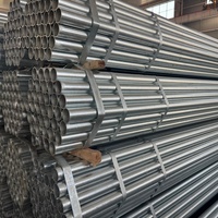 Tubo de Acero Galvanizado por Inmersión en Caliente, Recubierto de Zinc, Redondo, para Construcción, Andamios y Proyectos de Edificación, Entrega Rápida