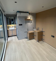 Maison mobile moderne Confortable Maison préfabriquée en conteneur Style design chinois Cabine d'appartement en aluminium