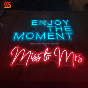 Letrero Luminoso Rosa Neón Personalizado de Fábrica, Letrero con Mensaje Personalizado para Decoración de Eventos - Product Image 1