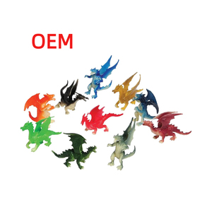 Fellow up Propre Design Figurines de Dragon réalistes Figurines de Dragon volant en plastique Décorations de gâteau de Dragon peintes à la main - Product Image 3