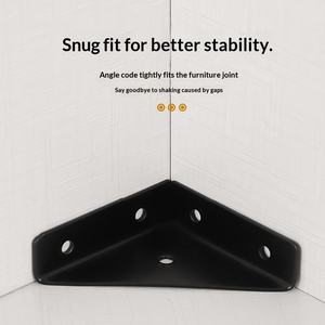 तीन तरफा स्थिर कोण कोड 90 डिग्री दाएं कोण लटका हुआ स्टील कैबिनेट बिस्तर कोण ब्रेस लेयर फर्नीचर हार्डवेयर - Product Image 4