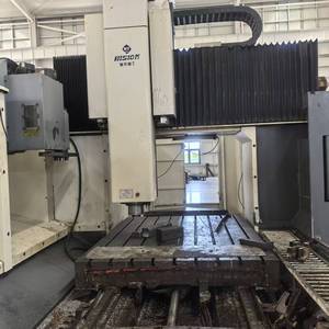 Centro de mecanizado CNC de pórtico HISION usado, husillo BT50, 30 herramientas ATC, mesa de 1500*1000mm, para procesos de fresado de moldes y piezas de fundición pesada - Product Image 4