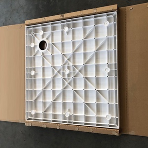 Promotional Modern Bathroom Non Slip Square SMC Deep Acrylic <strong>Shower</strong> <strong>Tray</strong> with <strong>Legs</strong> - Product Image 2