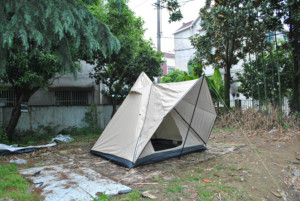 Carpa <span class=keywords><strong>tipi</strong></span> para 4 personas resistente al agua grande de color caqui, instalación instantánea de doble capa para acampar en familia, estilo <span class=keywords><strong>Tipi</strong></span> - Product Image 2