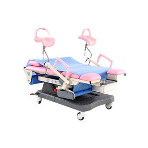 Lit d'examen gynécologique professionnel, système <span class=keywords><strong>de</strong></span> commande manuelle, cadre en acier, matelas en PVC, fonction <span class=keywords><strong>de</strong></span> changement automatique <span class=keywords><strong>de</strong></span> draps - Product Image 1