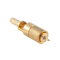 Connecteur M5 Microdot 10 32 mâle, prise L5, sertissage coaxial RF pour câble RG316 RG174 LMR100, haute fréquence, précision