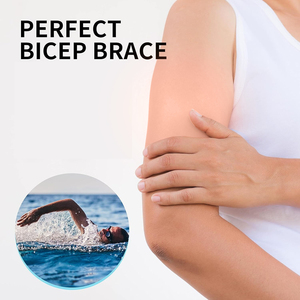 Neoprene thoáng khí có thể điều chỉnh trọng <span class=keywords><strong>l</strong></span>ượng nhẹ khuỷu tay hỗ trợ cú đúp tay áo với móc vòng <span class=keywords><strong>l</strong></span>ặp đóng cửa cho trên cánh tay tricep & bicep-unisex - Product Image 3