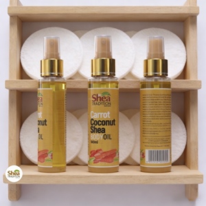 Aceite Corporal Shea Tradition Orgánico de Zanahoria, Coco y Karité 100mL para el Cuidado Diario de la Piel y Masajes - Product Image 3