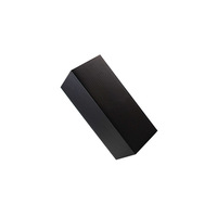 Boîte rigide en carton noir mat personnalisable pour cosmétiques et huiles essentielles, impression UV, logo, design quadricolore