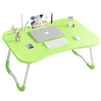 Vente en gros Offre Spéciale Table pliante en bois pour ordinateur portable, chambre, bureau, intérieur, bureau, maison, meuble pliable pour ordinateur portable
