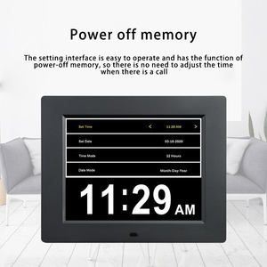 הזמנה בכמות גדולה מסין, שעון חכם <span class=keywords><strong>ODM</strong></span>/OEM בגודל 7 אינץ' עם מיתוג פרטי, מצב יום/לילה, לטיפול בקשישים - Product Image 4