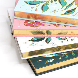 Cuaderno Personalizado con Borde Dorado, Diario de Tapa Dura, Servicio de Impresión de Lujo para Artículos de Papelería Promocionales de Oficina - Product Image 3