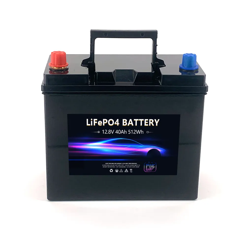 Batteria 40Ah Automobile LiFePO4 12V litio ferro fosfato auto avviamento barca motore a manovella batteria CCA700