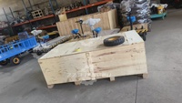 Plate-forme de chargement électrique de 1000kg Chariot de transport de chargement lourd Chariots mobiles pour entrepôt de chantier de construction