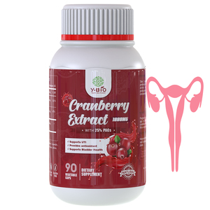 YOUTH Custom Private Natuurlijke Supplementen Cranberry Extract Capsules 90 Capsules/fles Verbetert Mentale Duidelijkheid Antioxidant - Product Image 1