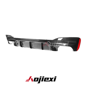 M5 Phong Cách Sợi Carbon Khuếch Tán Phía Sau Cho BMW 5 Loạt <span class=keywords><strong>G30</strong></span> 540i M550i F90 M5 2017 + Phía Sau Bumper Splitter Lip Hight Chất Lượng Cơ Thể Kit - Product Image 2