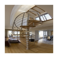 Escaliers en colimaçon en béton de nouveau style Prima Design nouveau modèle escaliers en colimaçon portables pour l'escalier en colimaçon unique extérieur
