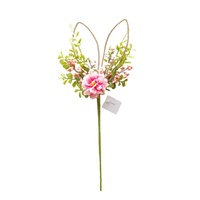Décorations de Noël d'intérieur amusantes, belles, écologiques, non toxiques, en polyester, en forme de lapin artificiel, 40 cm