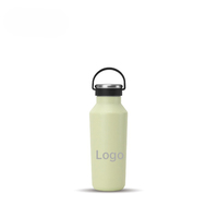 Bouteille isotherme sous vide en acier inoxydable SUS304 avec poignée de transport, compatible voiture, gourde sportive en acier inoxydable, vente en gros usine