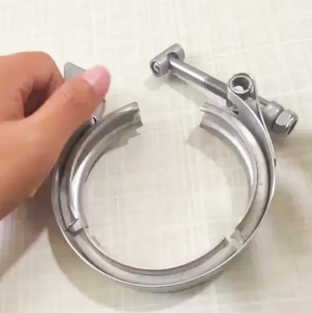 Car Exhaust & Emission Systems Connection Flange Clamp Exhaust Pipes Exhaust V Clamp