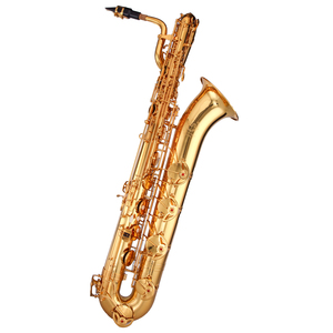 Sassofono Baritono Taishan in Mib Laccato Oro Strumento a Fiato - Product Image 1