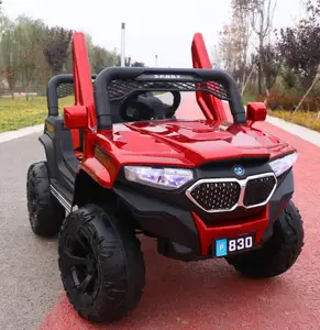 Off Road dois elétricos plásticos poderosos assentam carros infantis do pedal para crianças 2-8 anos