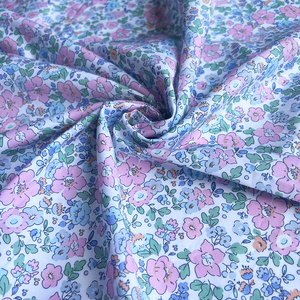 Tissu popeline de coton <span class=keywords><strong>Liberty</strong></span> imprimé numérique personnalisé et tendance pour robes de garçons, chemises légères, sacs, housses, rideaux, jouets - Product Image 6
