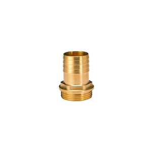 CONNECTEUR DE SUPPORT EN CAOUTCHOUC DE TYPE «ROMA» EN LAITON-3/4X20 Coupleur sanitaire de tuyau en PVC à surface lisse Filetage NPT/BSP PN16 Pression - Product Image 4